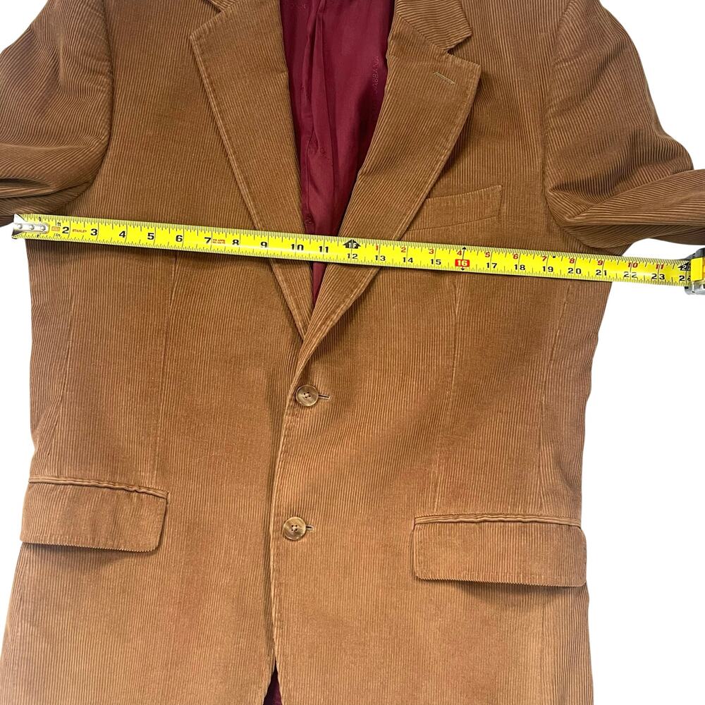 Dolce & Gabbana Camel Corduroy Blazer Men 42R Italy Cranberry Lining Retail$1200 - Picture 5 of 11